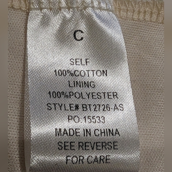 ARULA Enzo Embroidered Lace Peplum Boho Top, Elastic Waistline. (SzC) 22… - Picture 10 of 15